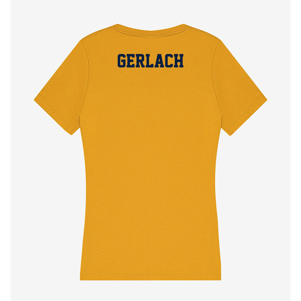 AU - NCAA Acrobatics & Tumbling : Amelia Gerlach - Women's V-Neck T-Shirt-1