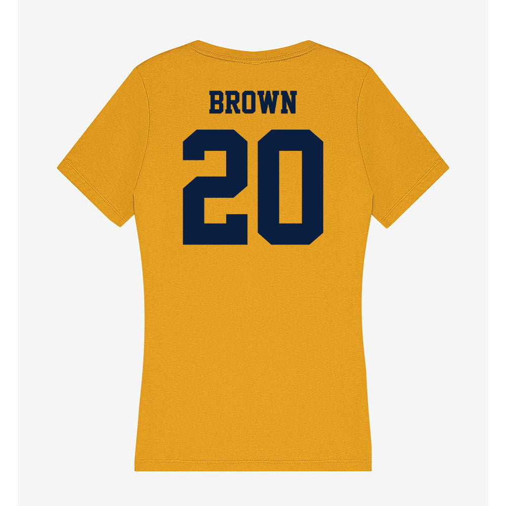 AU - NCAA Football : Dante Brown - Women's V-Neck T-Shirt-1