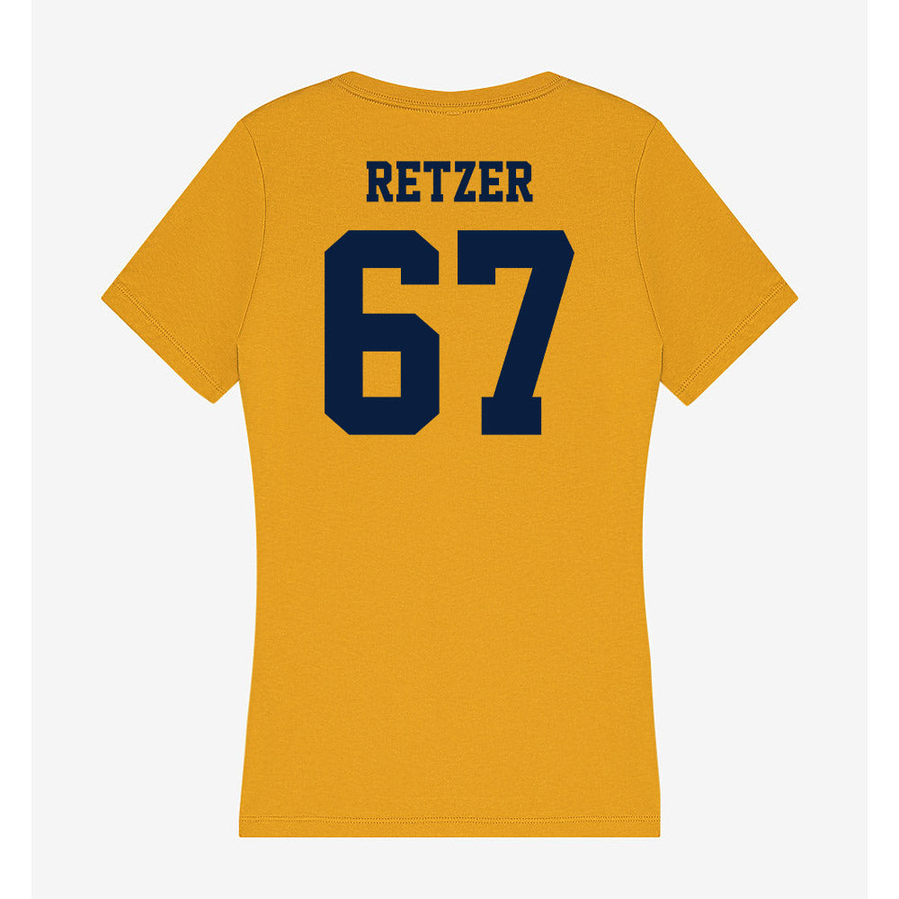 AU - NCAA Football : Ryan Retzer - Women's V-Neck T-Shirt-1