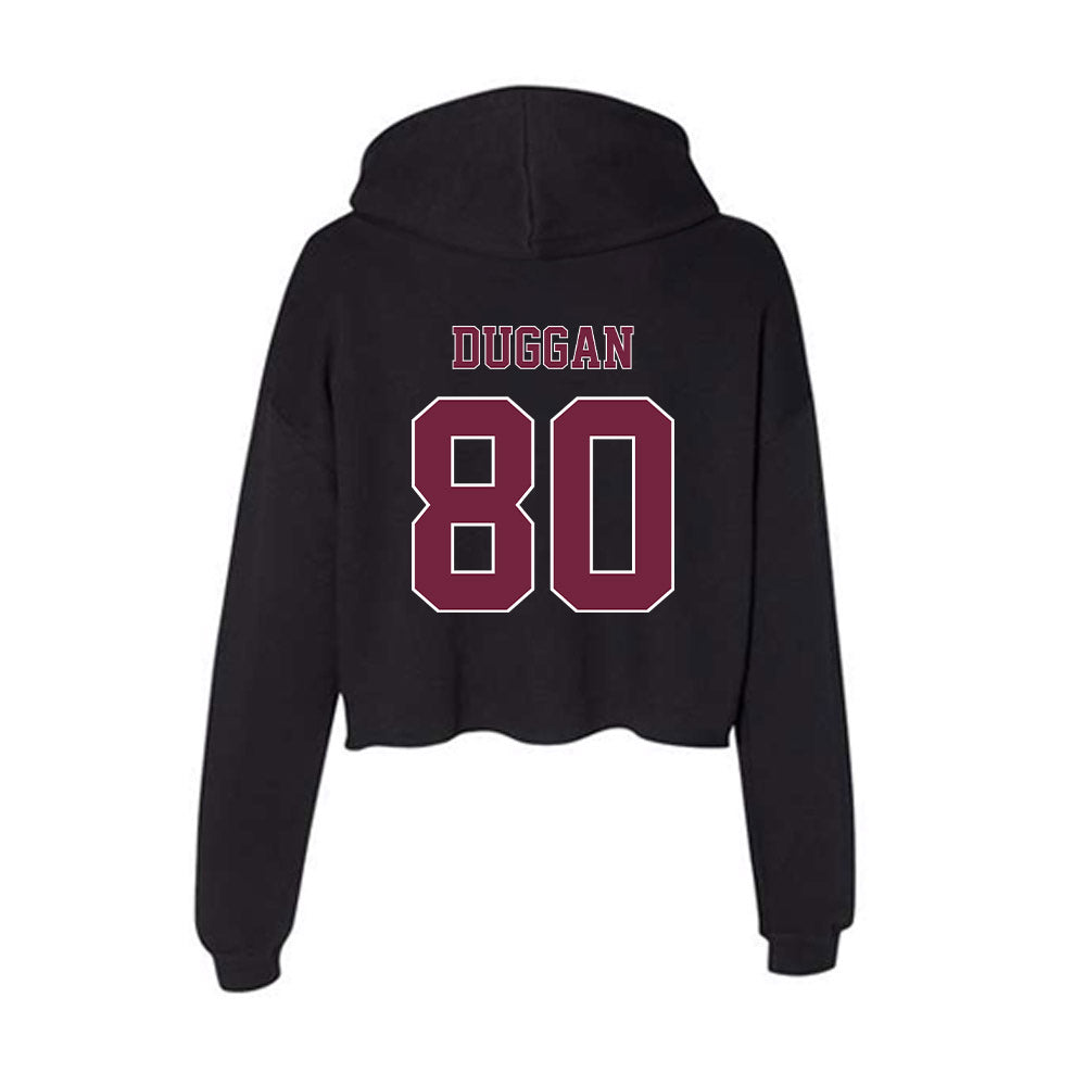 Fordham - NCAA Football : Joey Duggan - Women's Crop Fleece Hoodie-1