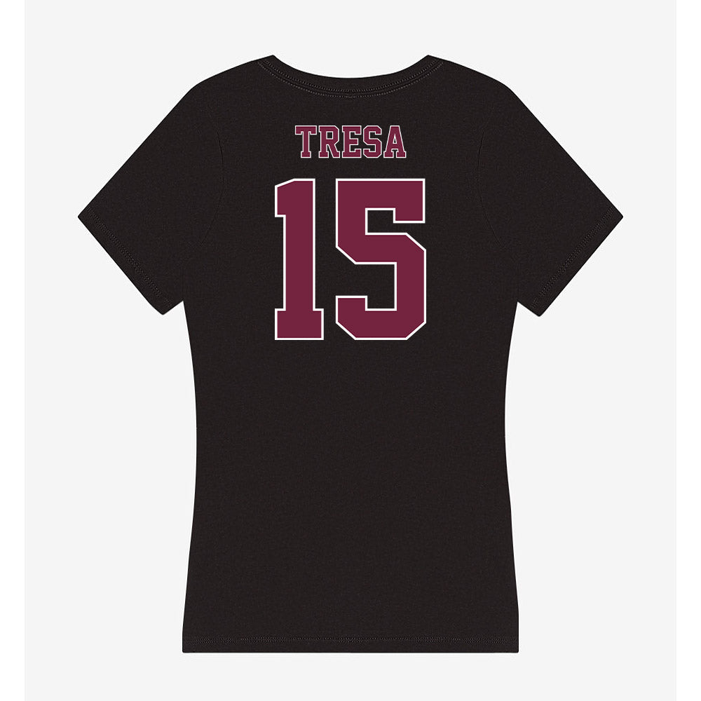 Fordham - NCAA Men's Water Polo : Diego Tresa - Women's V-Neck T-Shirt-1