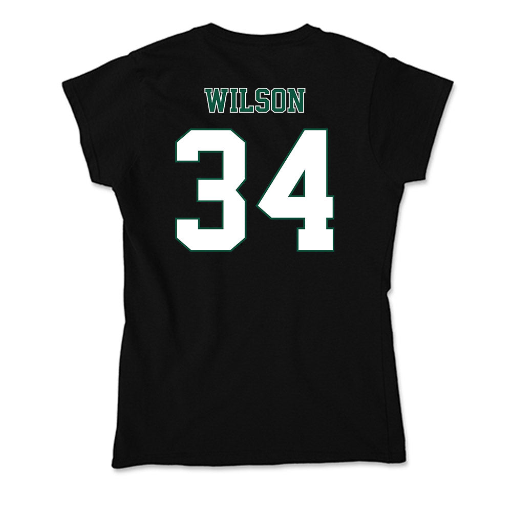 Northeastern State - NCAA Football : Donniel Wilson - Soft Style Women’s T-Shirt-1