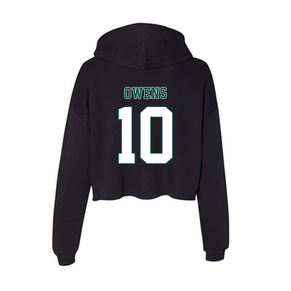 Northeastern State - NCAA Football : Marvelous Owens - Women's Crop Fleece Hoodie-1