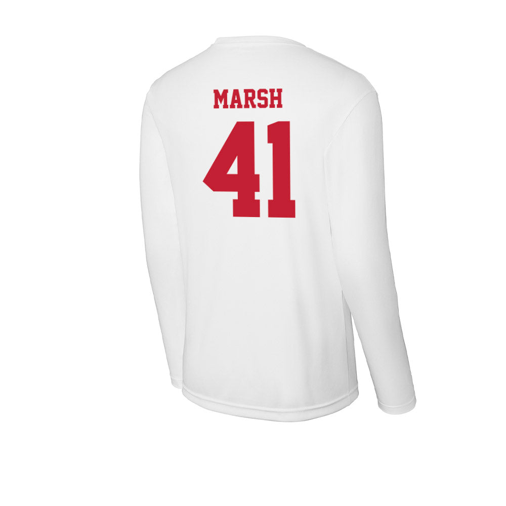 Ball State - NCAA Football : Ben Marsh - Classic Shersey Activewear Long Sleeve T-Shirt-1