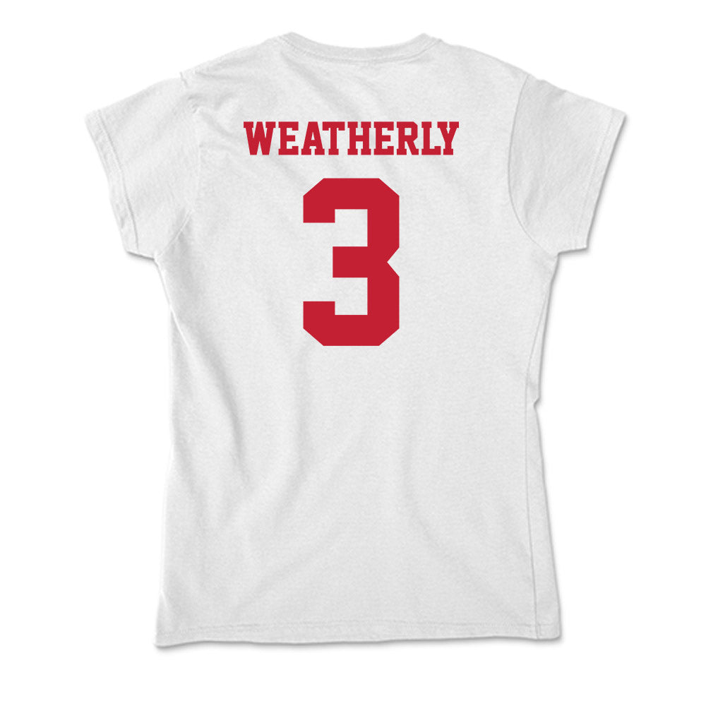 Ball State - NCAA Football : Eric Weatherly - Classic Shersey Soft Style Women’s T-Shirt-1
