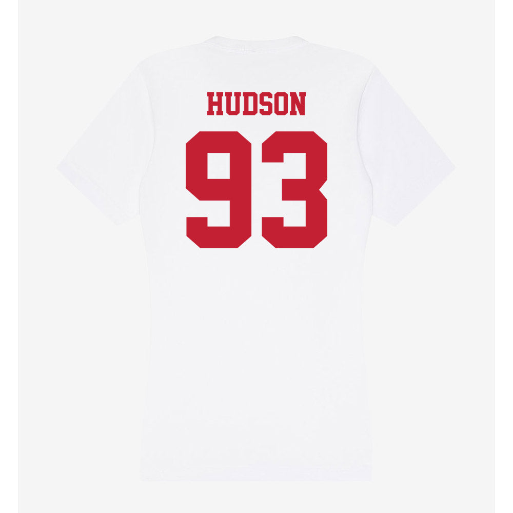 Ball State - NCAA Football : Scott Hudson - Classic Shersey Women's V-Neck T-Shirt-1