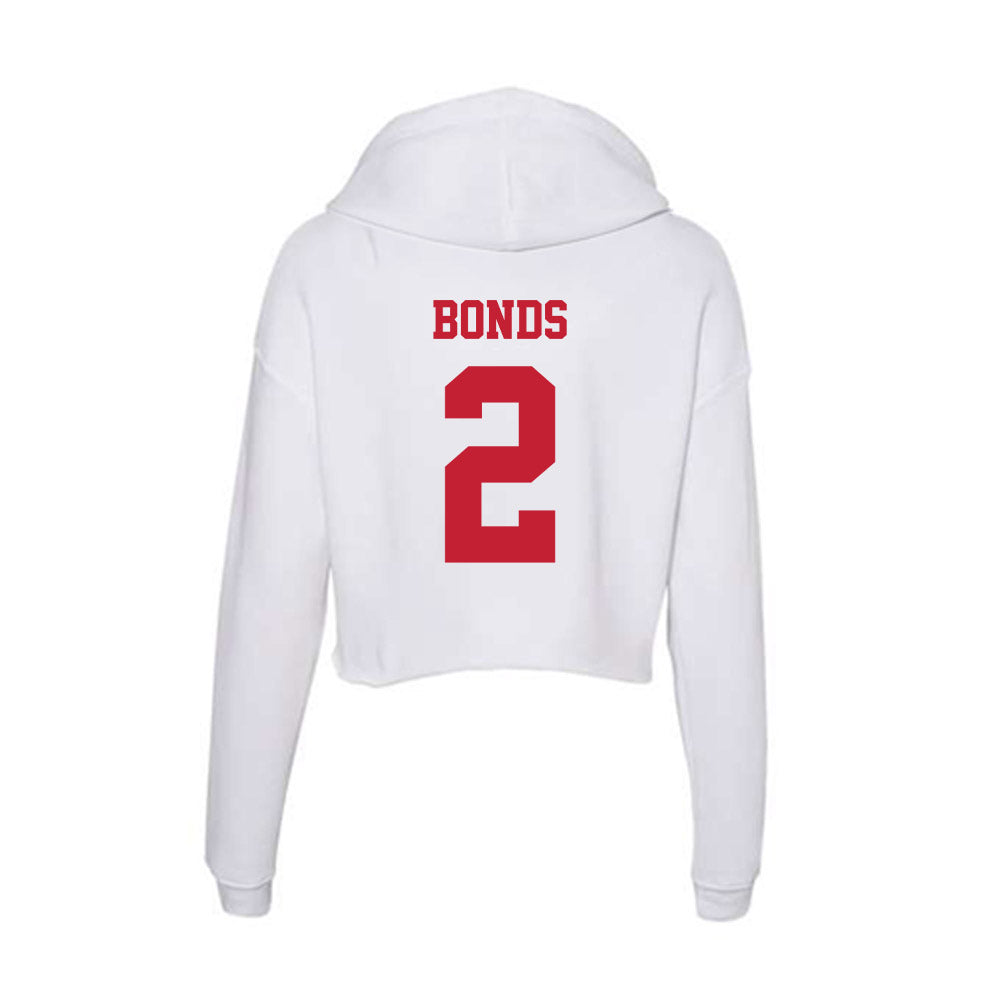 Ball State - NCAA Football : Jalen Bonds - Classic Shersey Women's Crop Fleece Hoodie-1