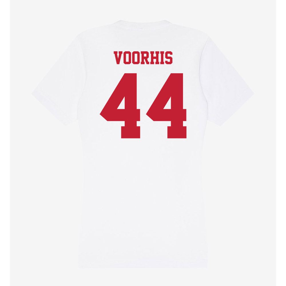 Ball State - NCAA Football : Nathan Voorhis - Classic Shersey Women's V-Neck T-Shirt-1