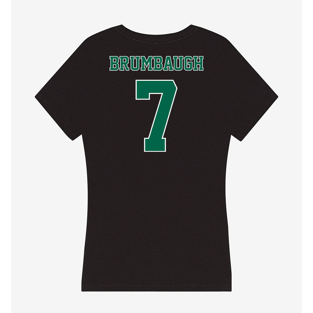 Tulane - NCAA Men's Basketball : Rowan Brumbaugh - Women's V-Neck T-Shirt-1