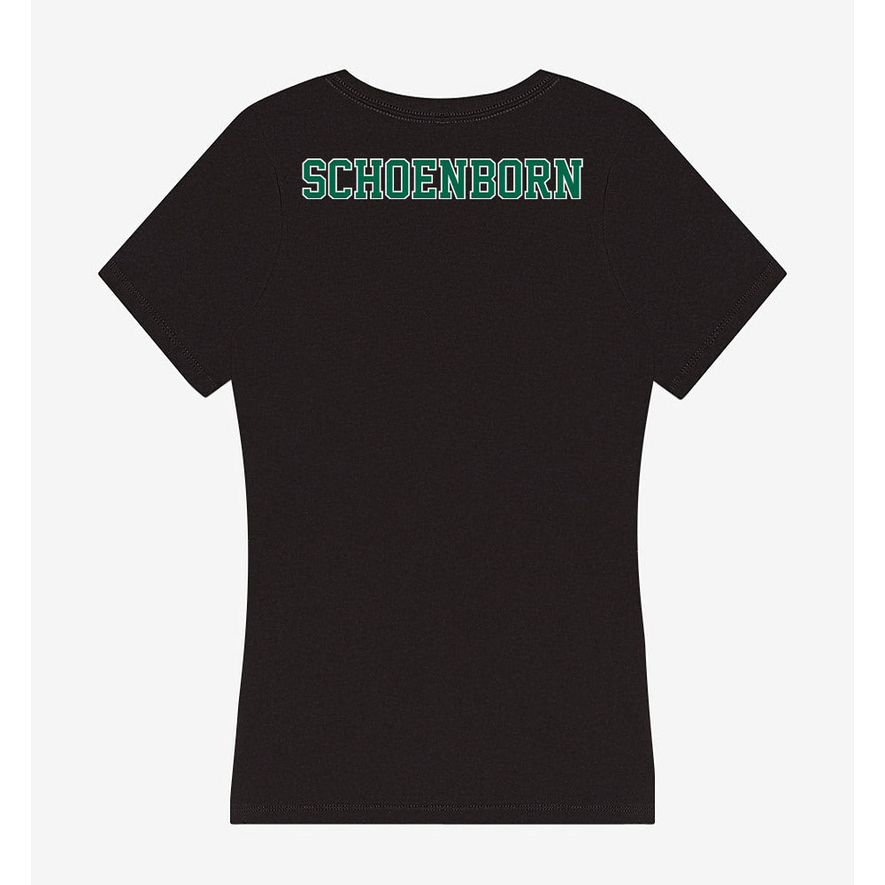 Tulane - NCAA Women's Swimming & Diving : Samantha Schoenborn - Women's V-Neck T-Shirt-1