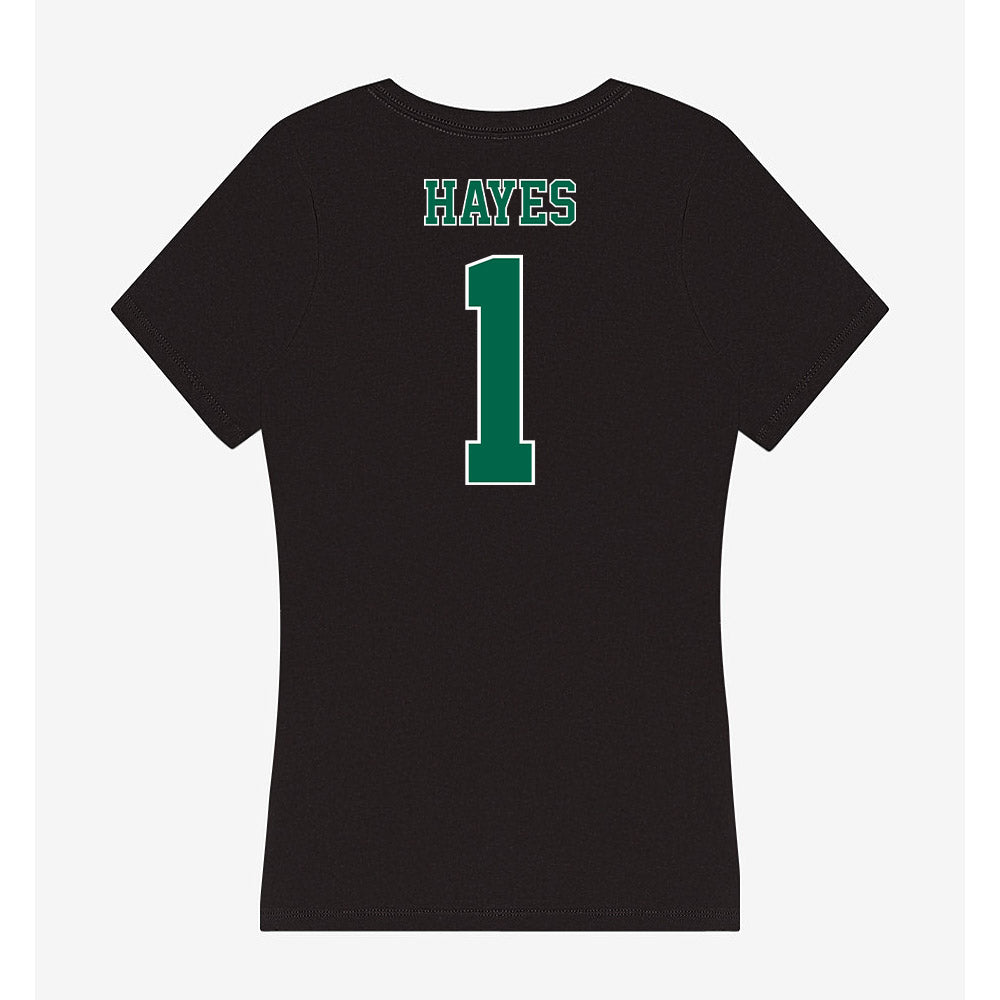 Tulane - NCAA Football : Omari Hayes - Women's V-Neck T-Shirt-1