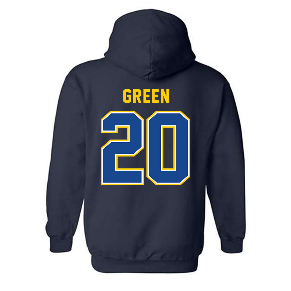 UAF - NCAA Women's Basketball : Pearle Green - Classic Shersey Hooded Sweatshirt-1