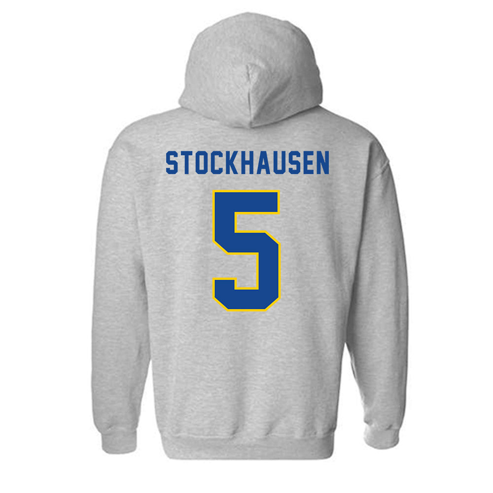 UAF - NCAA Men's Basketball : Marcus Stockhausen - Classic Shersey Hooded Sweatshirt-1