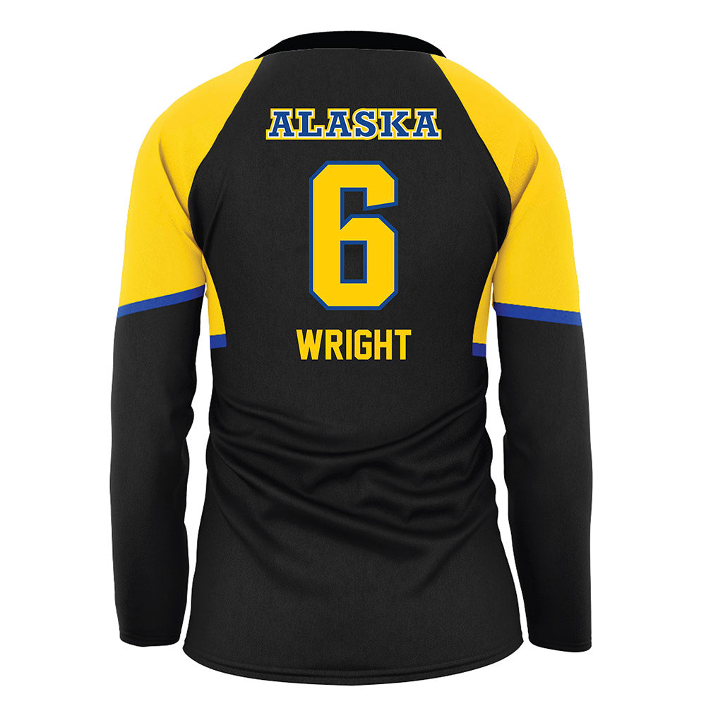 UAF - NCAA Women's Volleyball : Kelli Wright - Volleyball Jersey-1