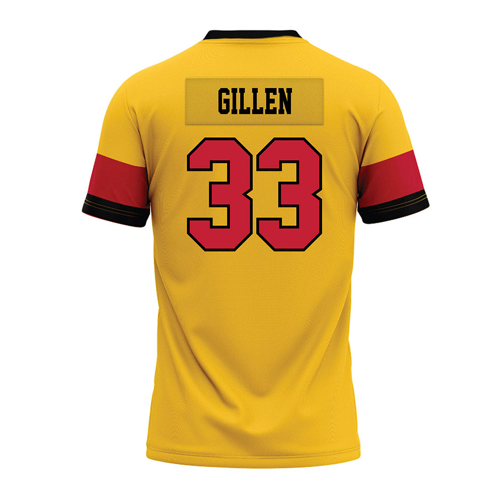 Ferris State - NCAA Football : Coties Gillen - 2024 Yellow Premium Football Jersey-1