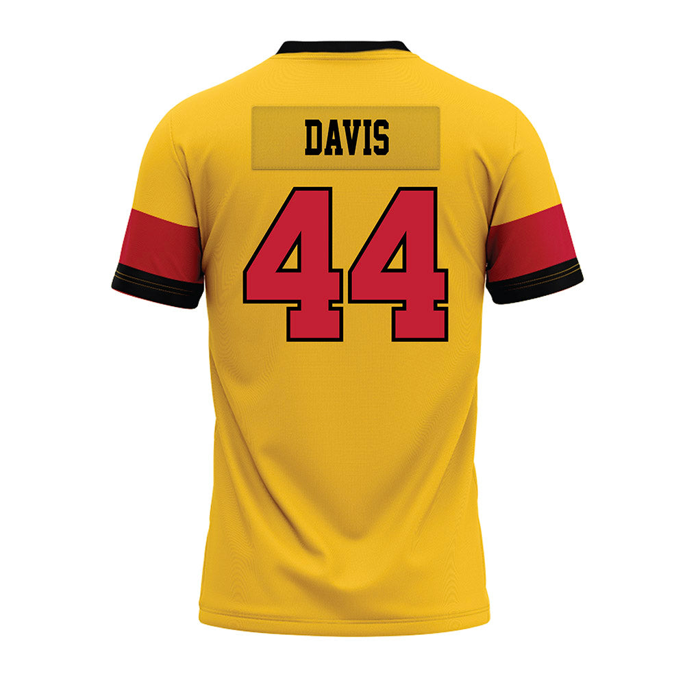 Ferris State - NCAA Football : Kailib Davis - 2024 Yellow Premium Football Jersey-1