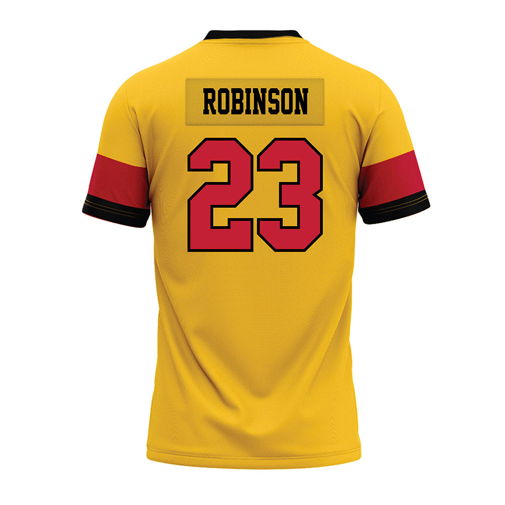 Ferris State - NCAA Football : James Robinson - 2024 Yellow Premium Football Jersey-1