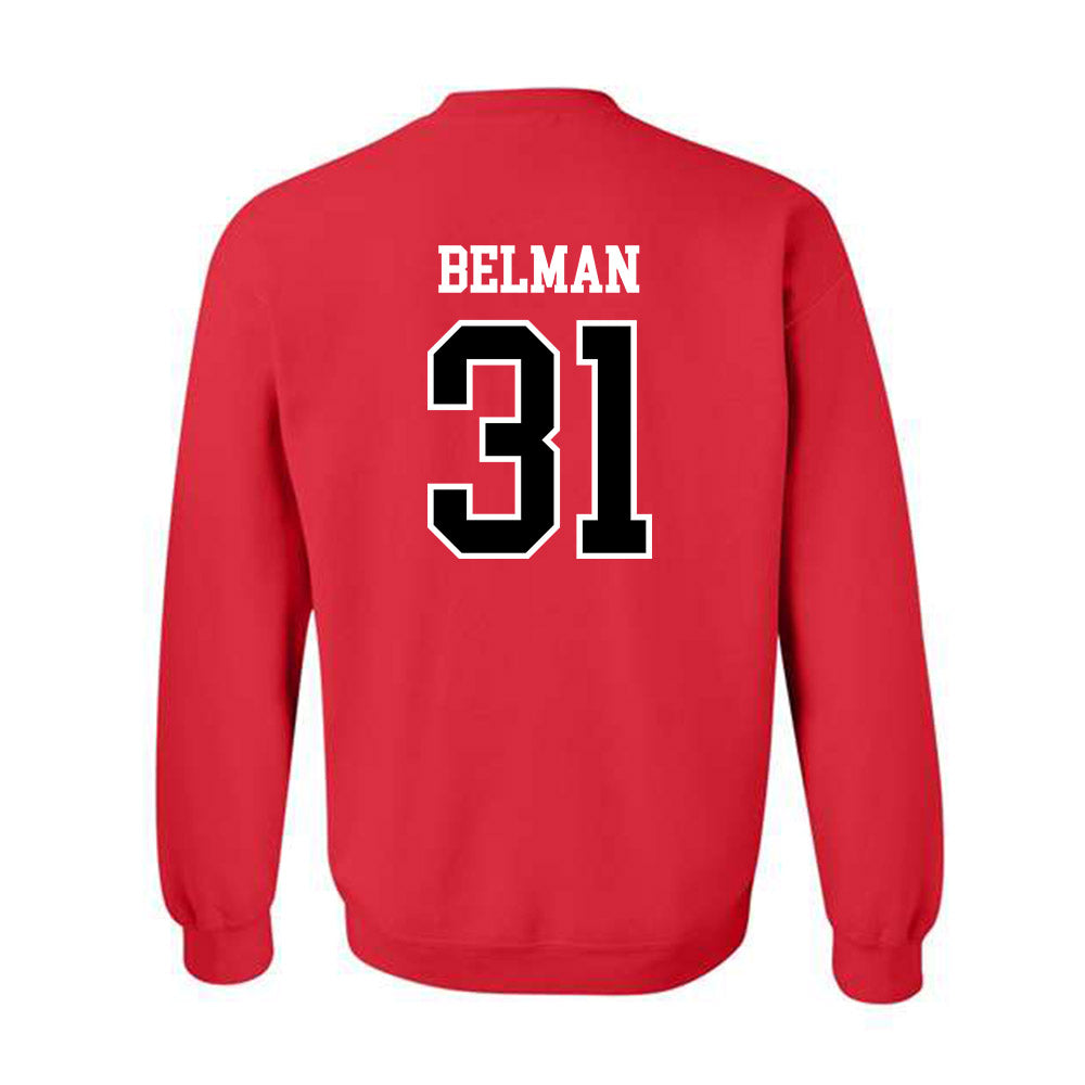 Northern Illinois - NCAA Football : Owen Belman - Crewneck Sweatshirt-1