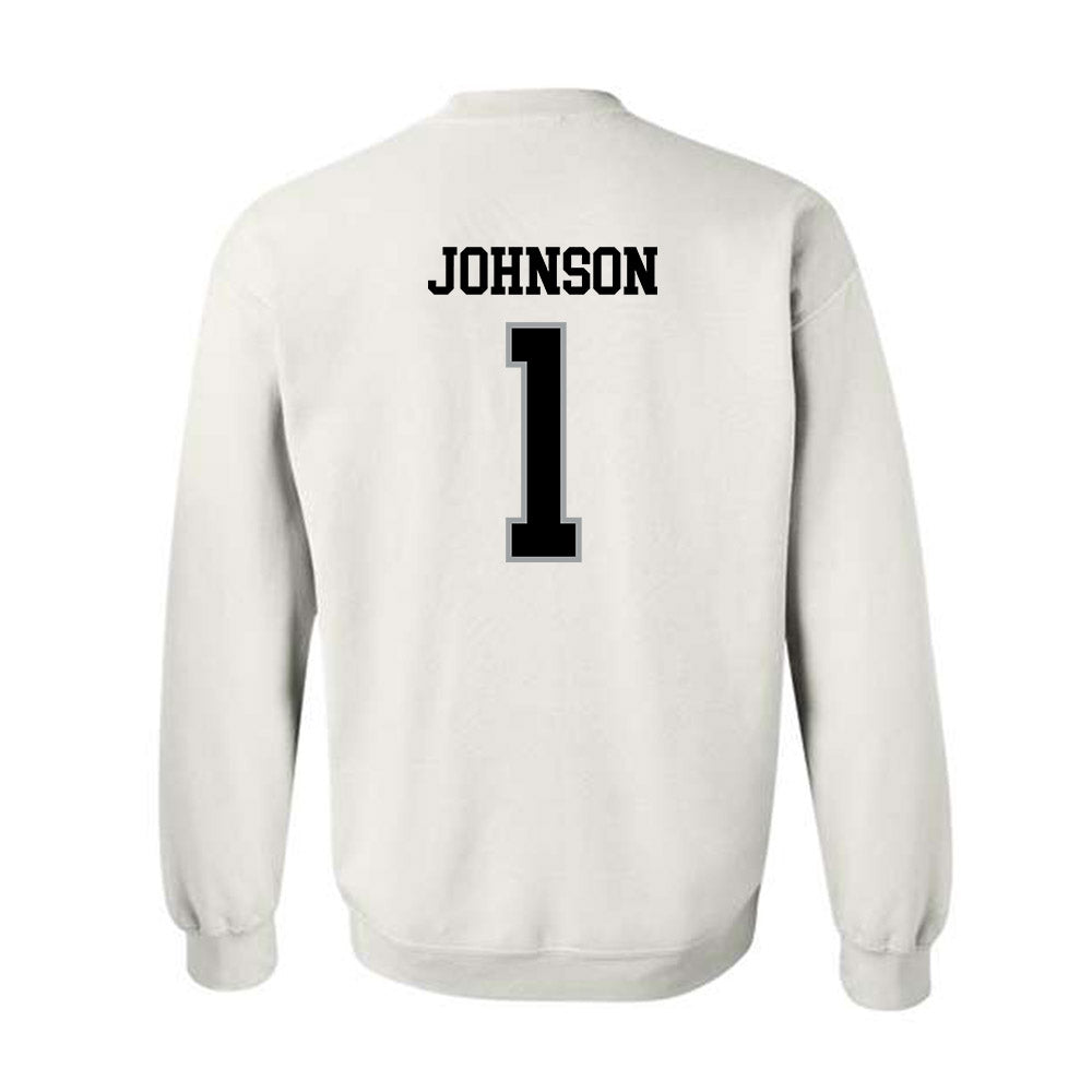 Northern Illinois - NCAA Football : Telly Johnson - Classic Shersey Crewneck Sweatshirt-1