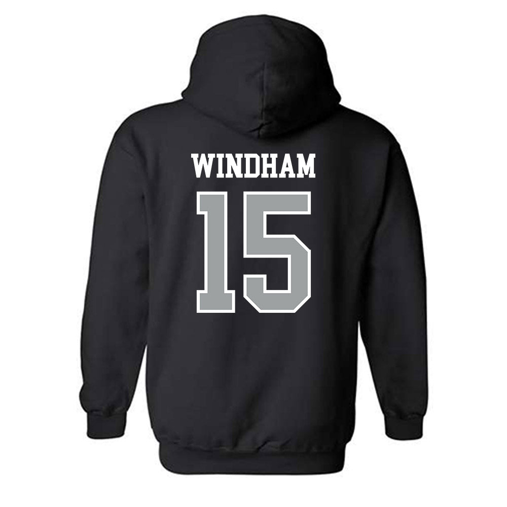 Northern Illinois - NCAA Football : Broderick Windham - Classic Shersey Hooded Sweatshirt-1