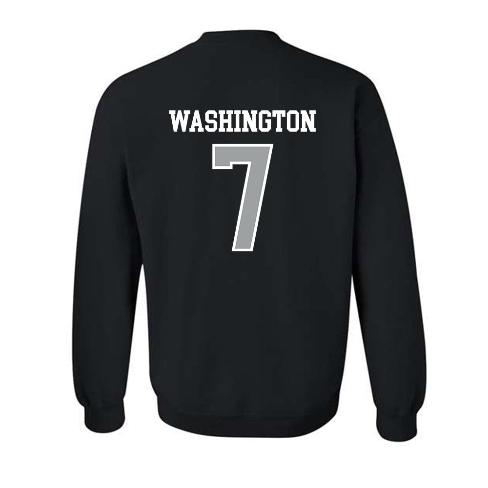 Northern Illinois - NCAA Men's Basketball : Hassan Washington - Classic Shersey Crewneck Sweatshirt-1