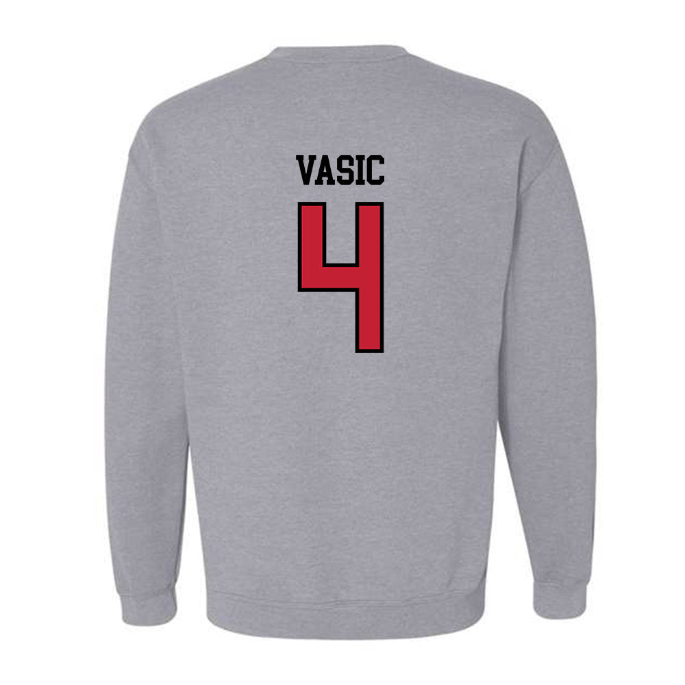 Northern Illinois - NCAA Men's Soccer : Luka Vasic - Classic Shersey Crewneck Sweatshirt-1