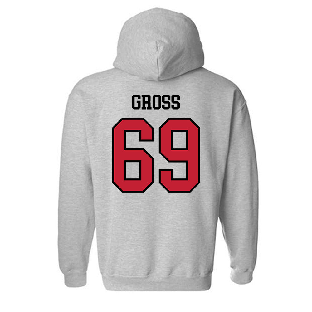 Northern Illinois - NCAA Football : Logan Gross - Classic Shersey Hooded Sweatshirt-1