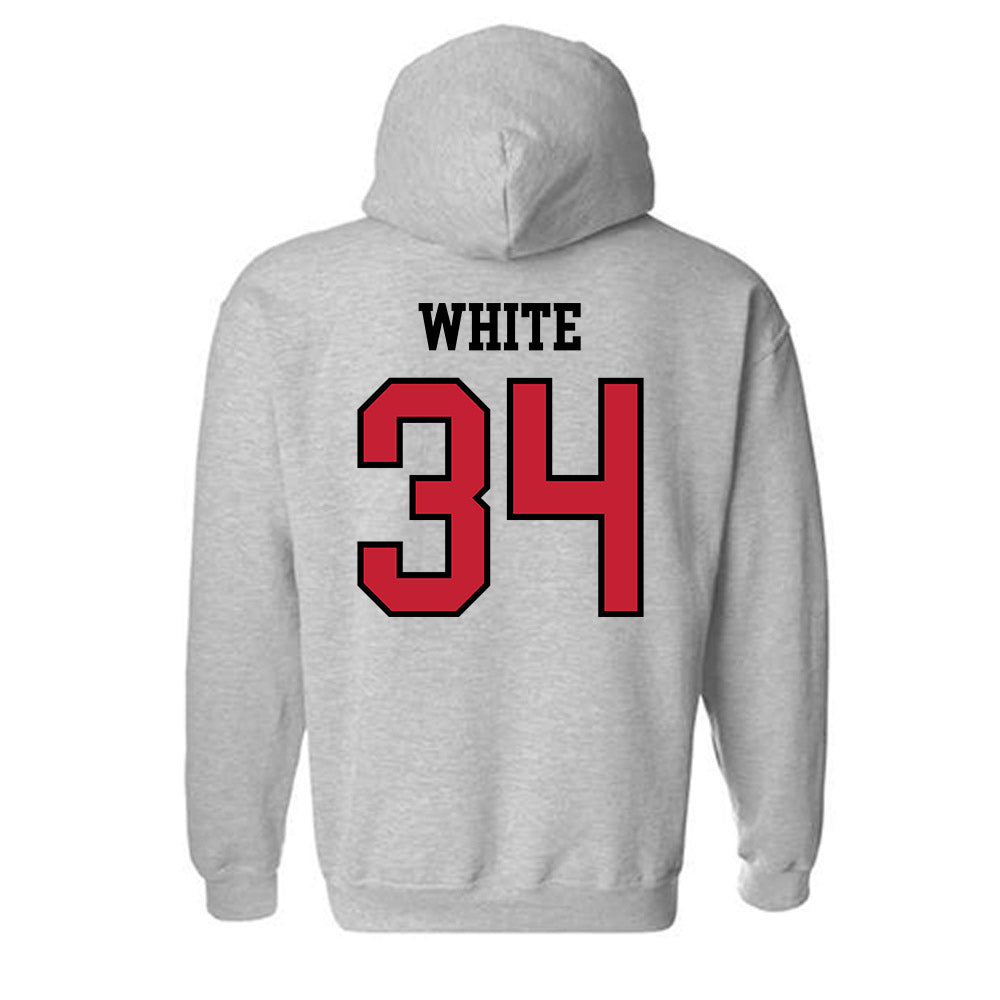 Northern Illinois - NCAA Football : Triston White - Classic Shersey Hooded Sweatshirt-1