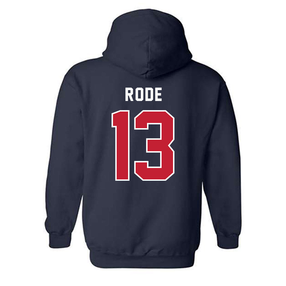 Richmond - NCAA Women's Lacrosse : Meghan Rode - Classic Shersey Hooded Sweatshirt-1