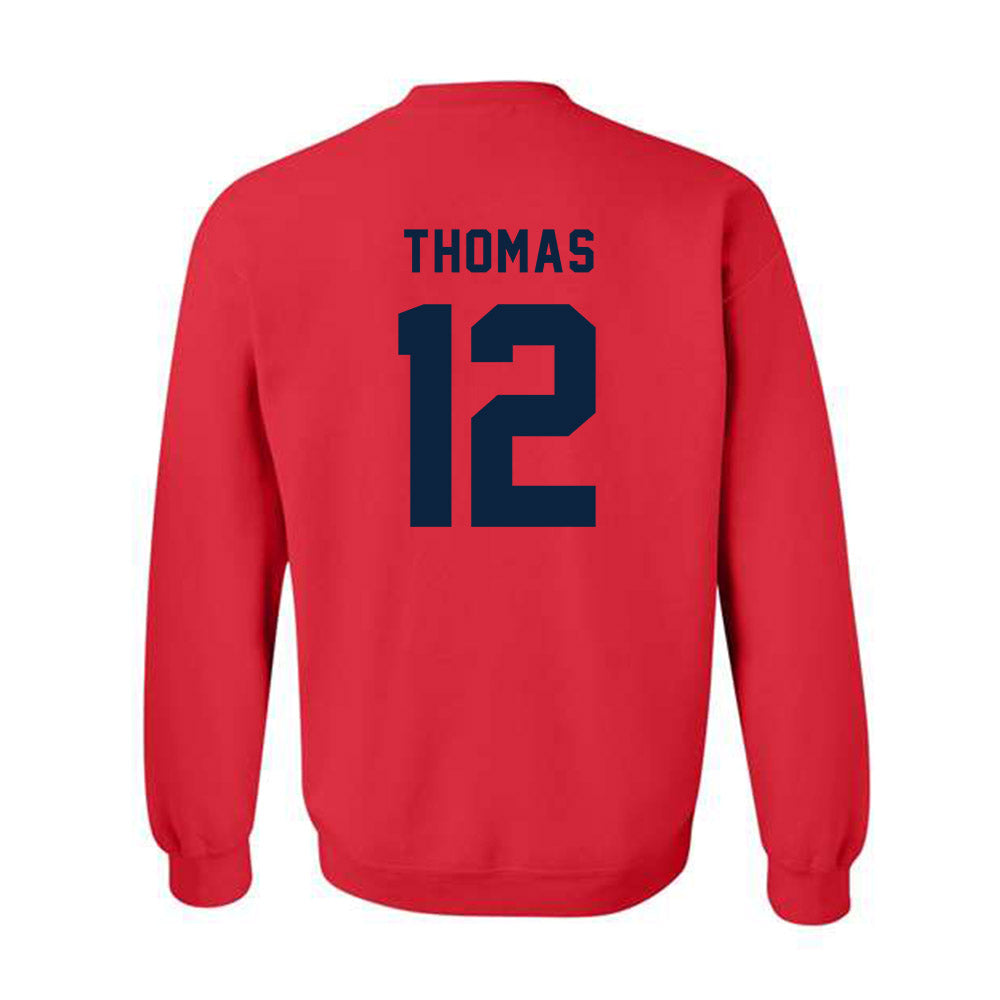 Richmond - NCAA Men's Basketball : David Thomas - Classic Shersey Crewneck Sweatshirt-1