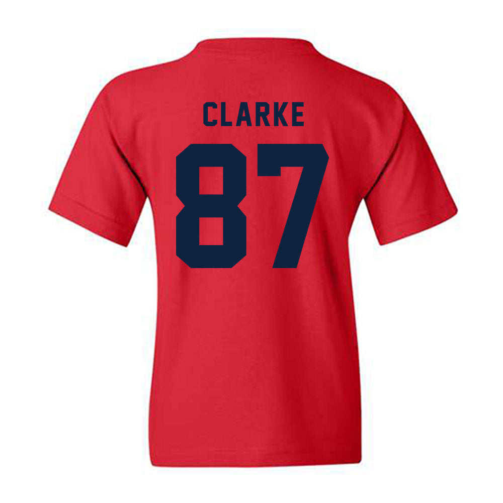 Richmond - NCAA Football : Sean Clarke - Classic Shersey Youth T-Shirt-1