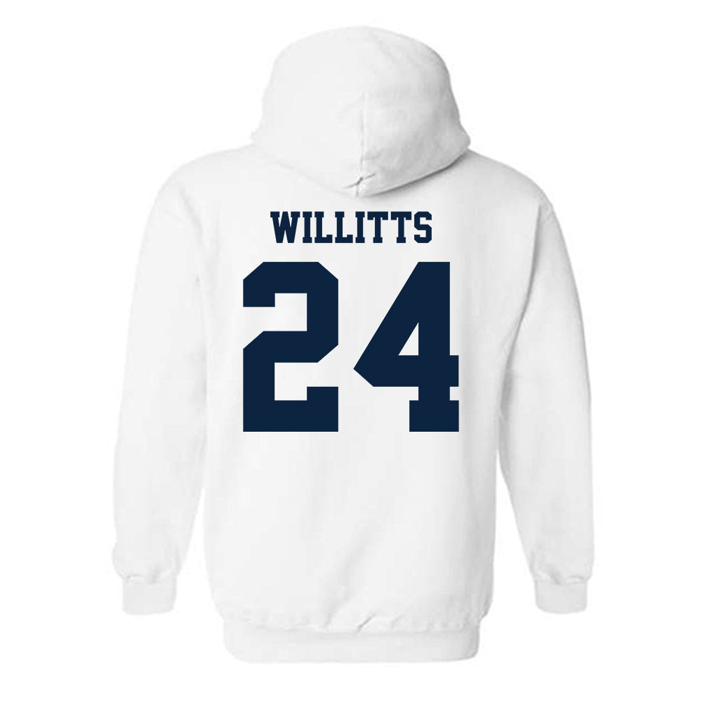 Richmond - NCAA Baseball : Josh Willitts - Classic Shersey Hooded Sweatshirt-1