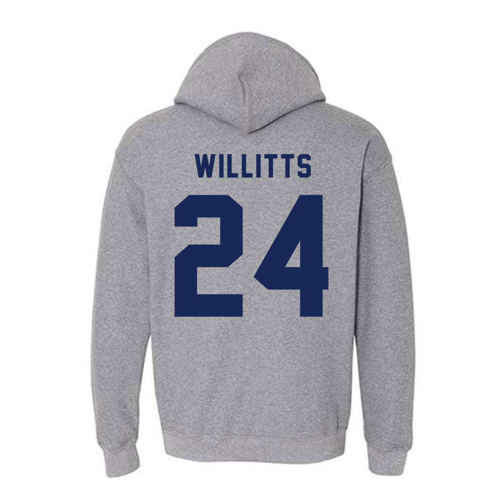 Richmond - NCAA Baseball : Josh Willitts - Classic Shersey Hooded Sweatshirt-1
