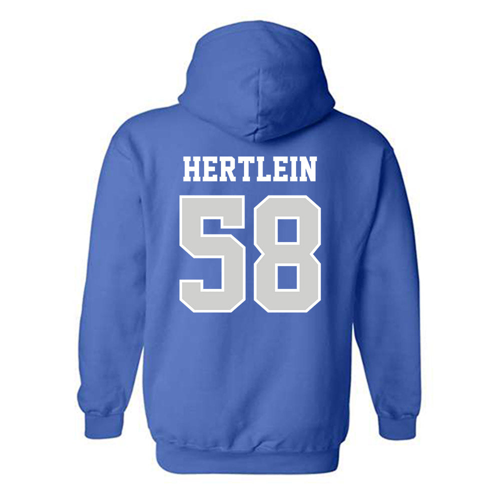 Indiana State - NCAA Football : Andy Hertlein - Classic Shersey Hooded Sweatshirt-1