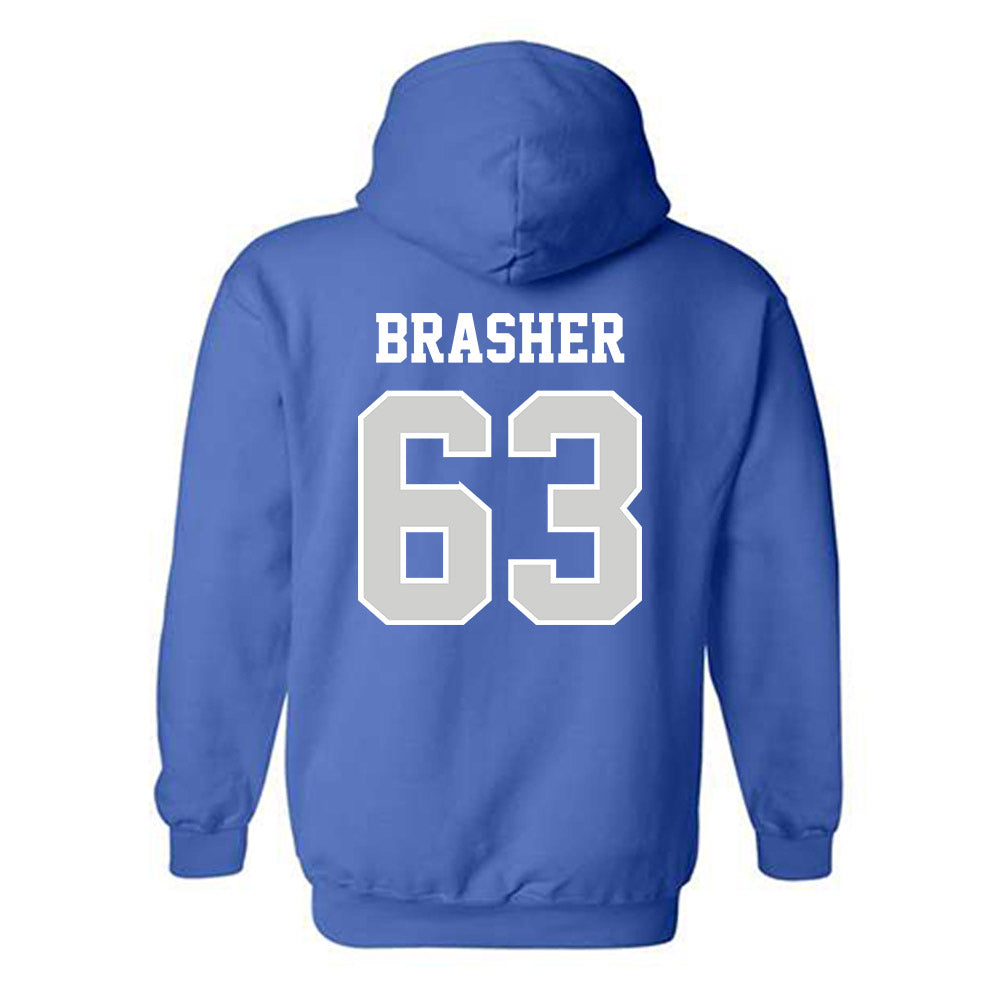 Indiana State - NCAA Football : Benjamin Brasher - Classic Shersey Hooded Sweatshirt-1