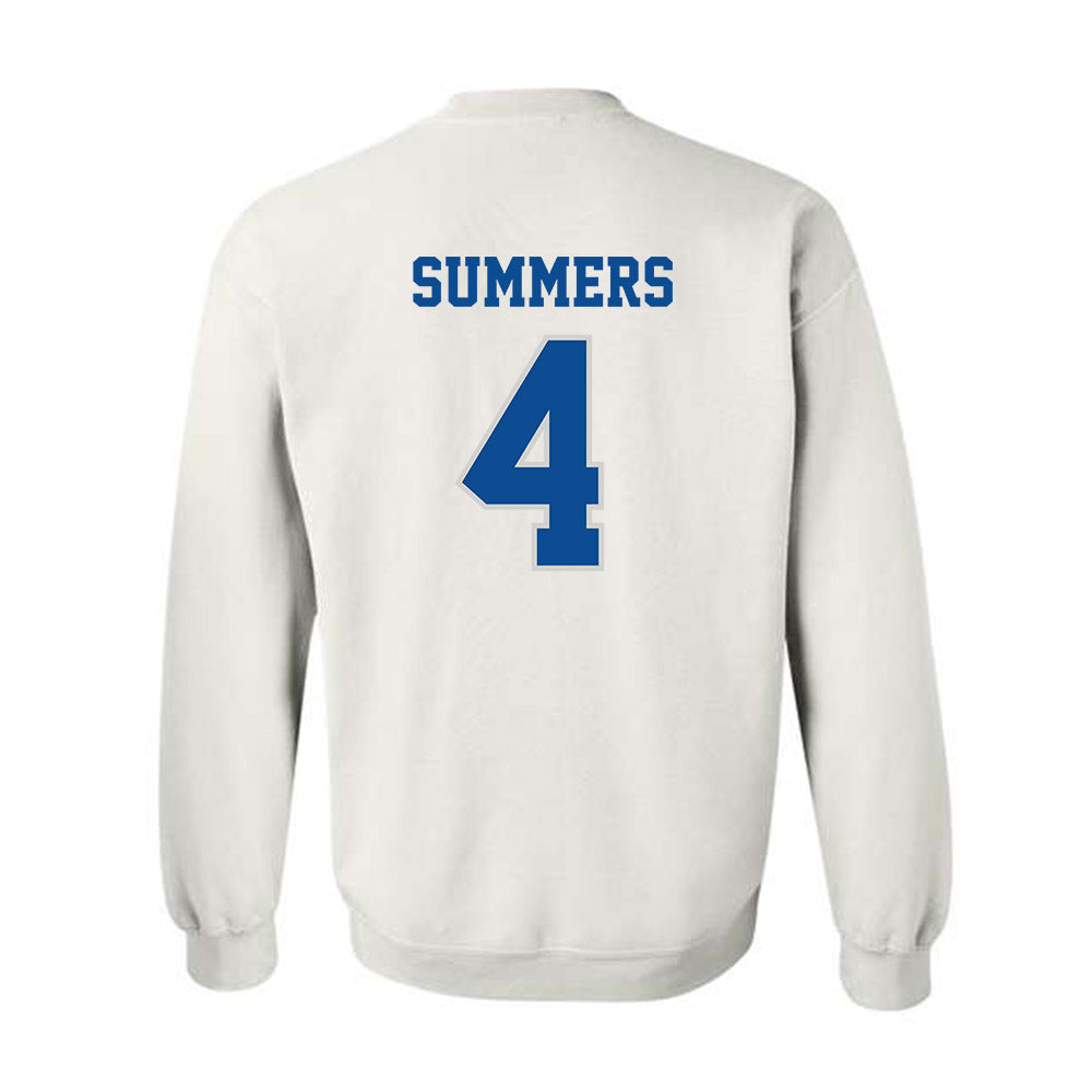 Indiana State - NCAA Men's Basketball : Jahni Summers - Classic Shersey Crewneck Sweatshirt-1