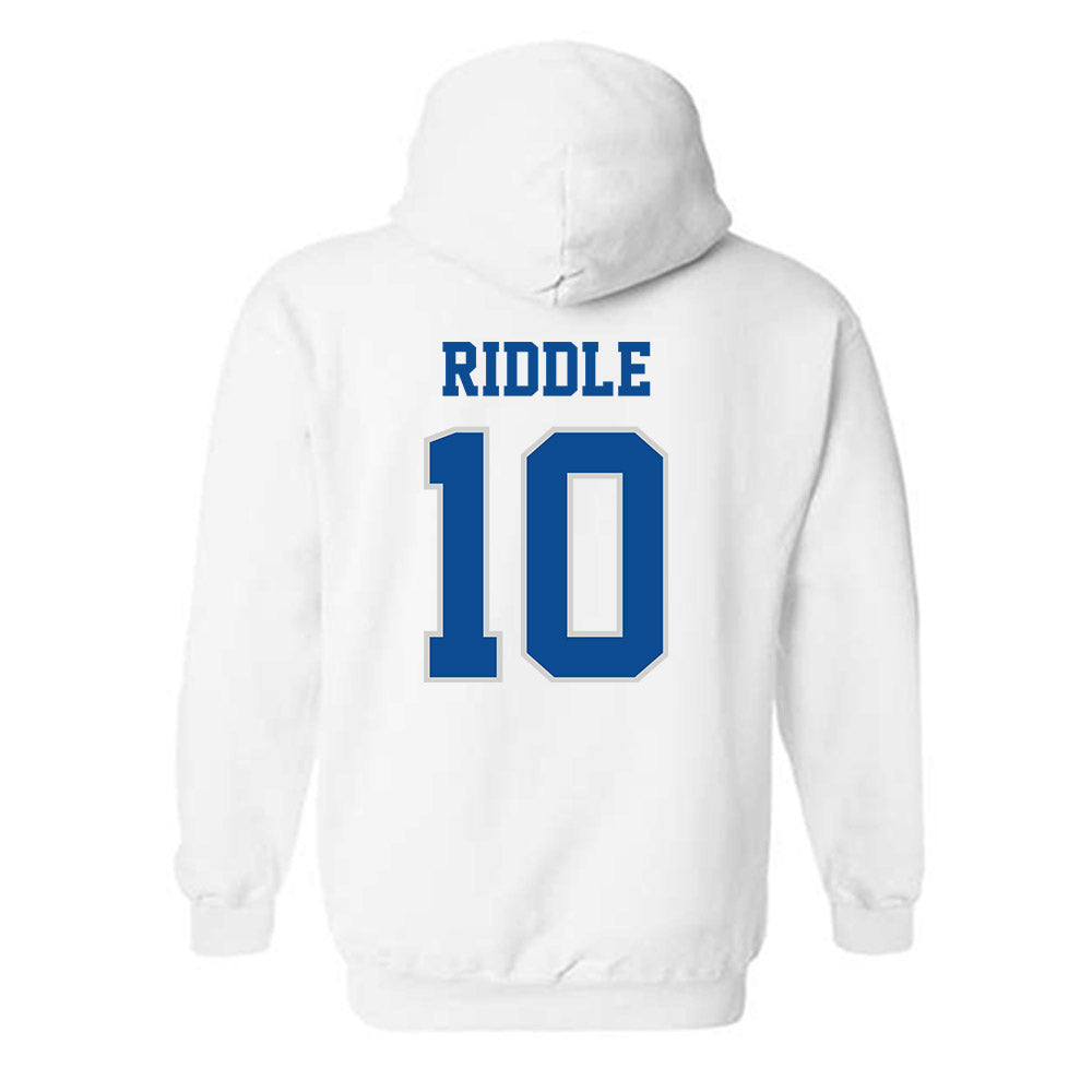 Indiana State - NCAA Football : Brock Riddle - Classic Shersey Hooded Sweatshirt-1