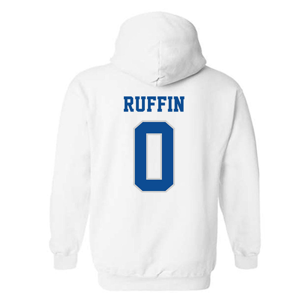 Indiana State - NCAA Women's Basketball : Queen Ruffin - Classic Shersey Hooded Sweatshirt-1