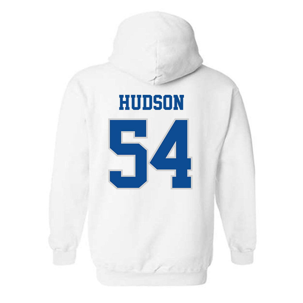 Indiana State - NCAA Football : Zeshaun Hudson - Classic Shersey Hooded Sweatshirt-1