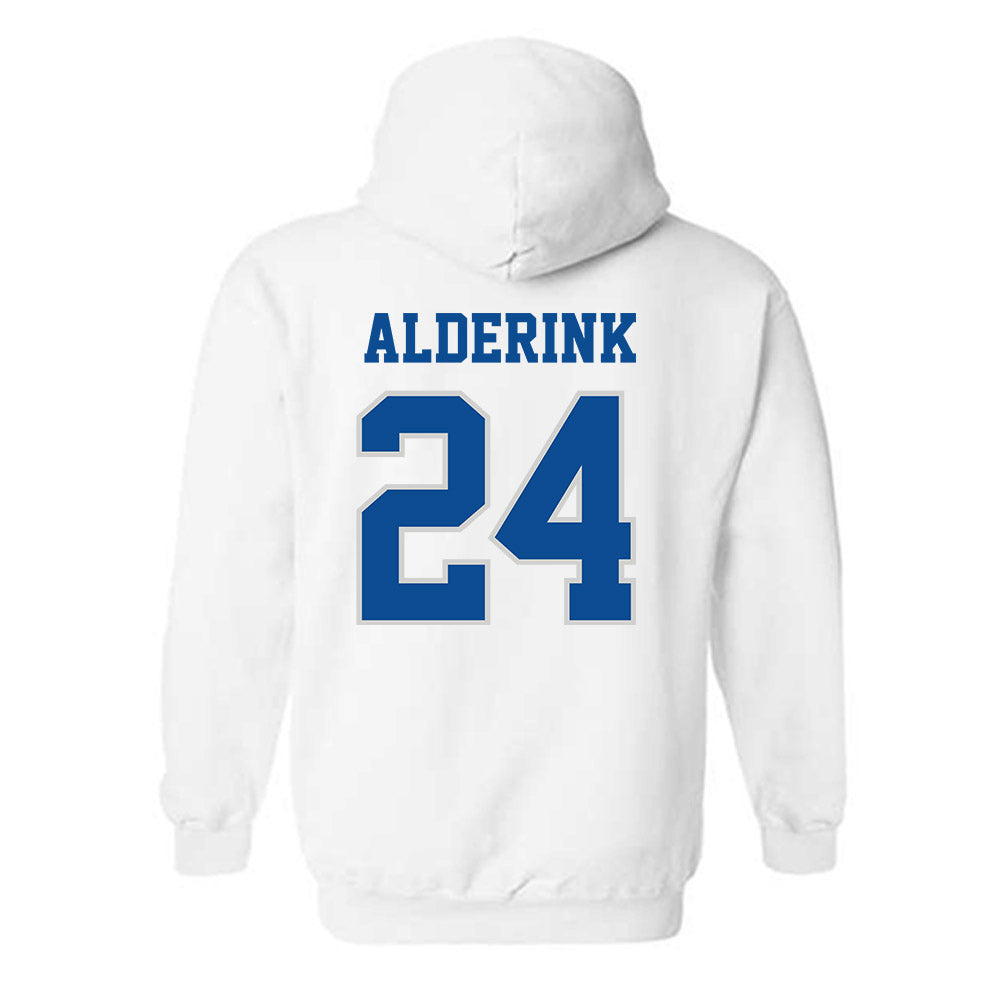 Indiana State - NCAA Men's Basketball : Merritt Alderink - Classic Shersey Hooded Sweatshirt-1