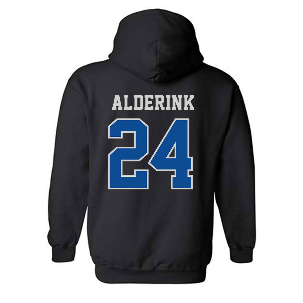 Indiana State - NCAA Men's Basketball : Merritt Alderink - Classic Shersey Hooded Sweatshirt-1