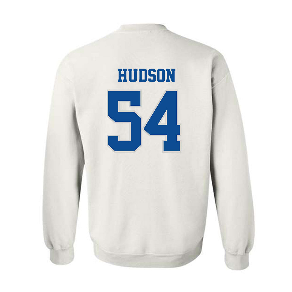 Indiana State - NCAA Football : Zeshaun Hudson - Classic Shersey Crewneck Sweatshirt-1