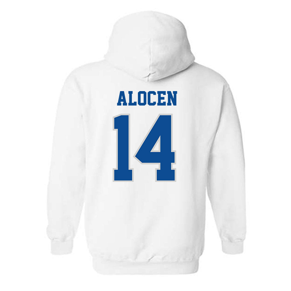 Indiana State - NCAA Men's Basketball : Bruno Alocen - Classic Shersey Hooded Sweatshirt-1