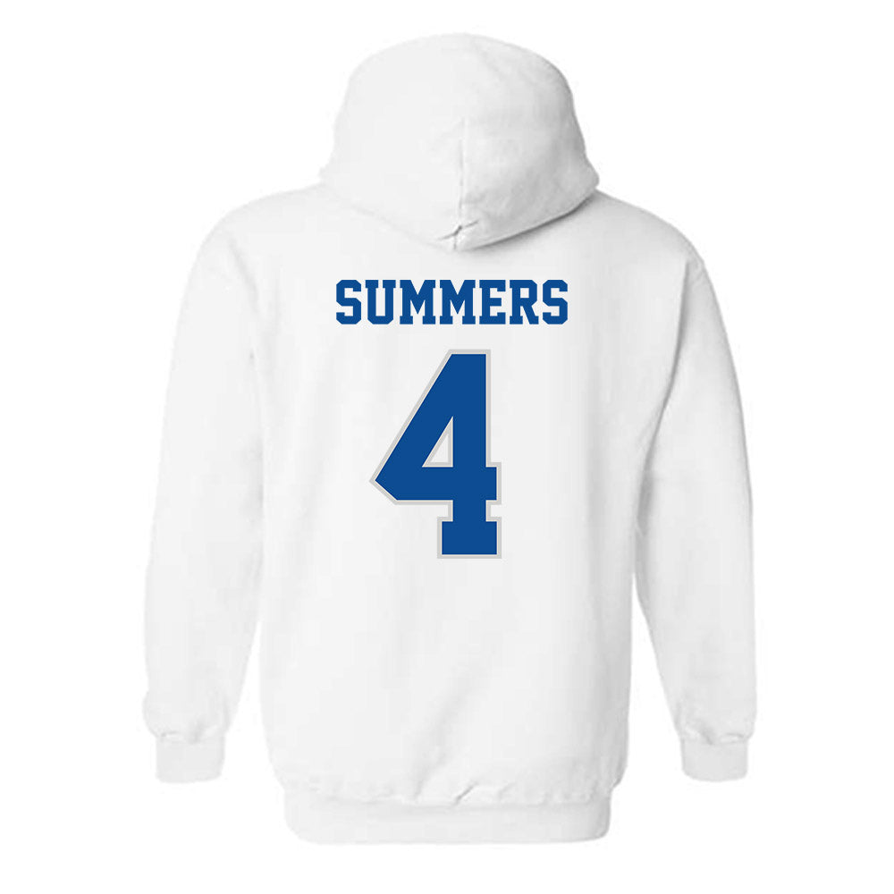 Indiana State - NCAA Men's Basketball : Jahni Summers - Classic Shersey Hooded Sweatshirt-1