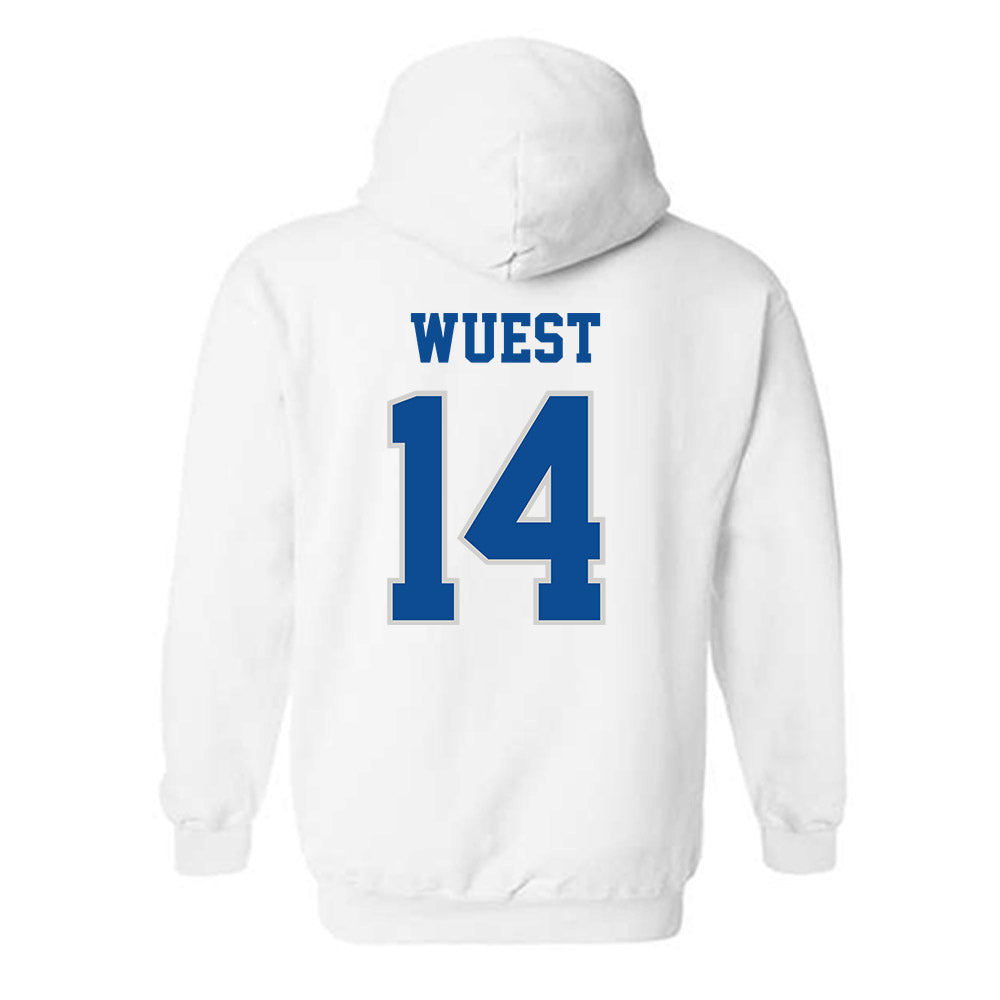 Indiana State - NCAA Football : BJ Wuest - Classic Shersey Hooded Sweatshirt-1
