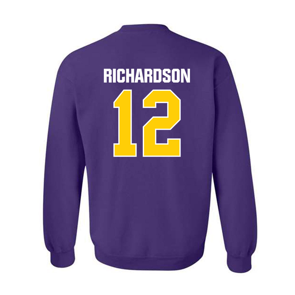 WIU - NCAA Football : Justin Richardson - Crewneck Sweatshirt-1