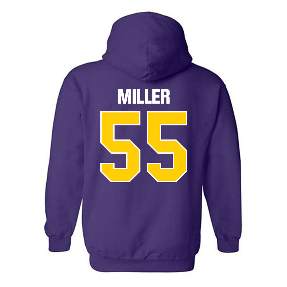 WIU - NCAA Football : Jace Miller - Hooded Sweatshirt-1