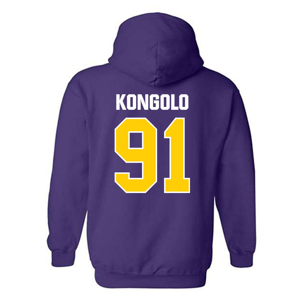 WIU - NCAA Football : Elijah Kongolo - Hooded Sweatshirt-1