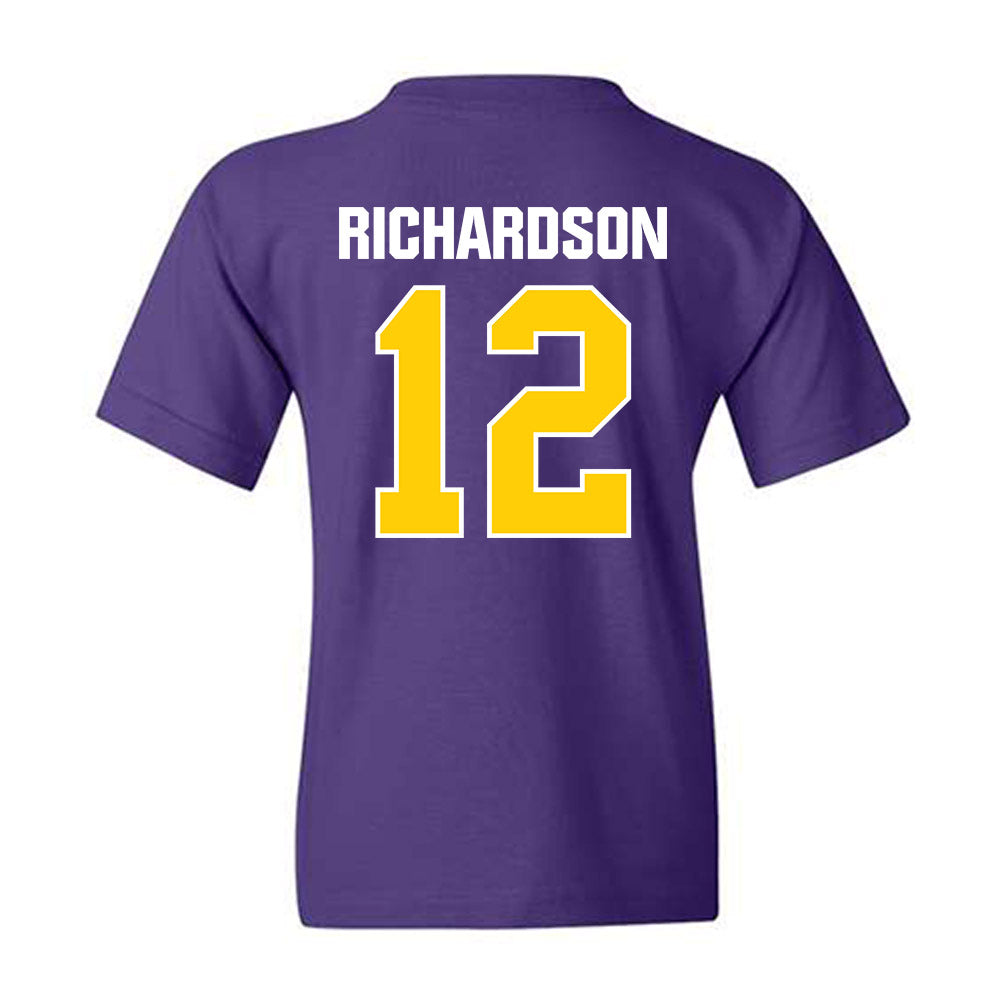 WIU - NCAA Football : Justin Richardson - Youth T-Shirt-1