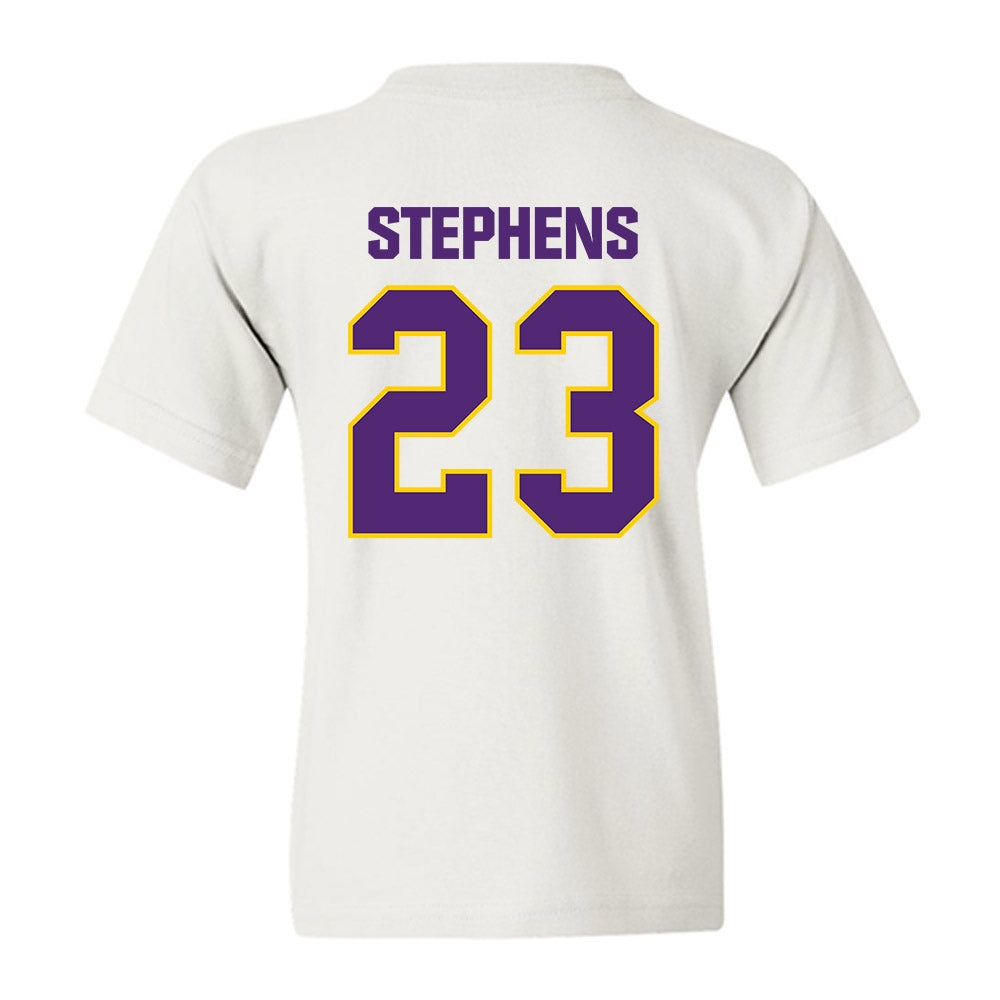 WIU - NCAA Men's Basketball : Danny Stephens - Youth T-Shirt-1
